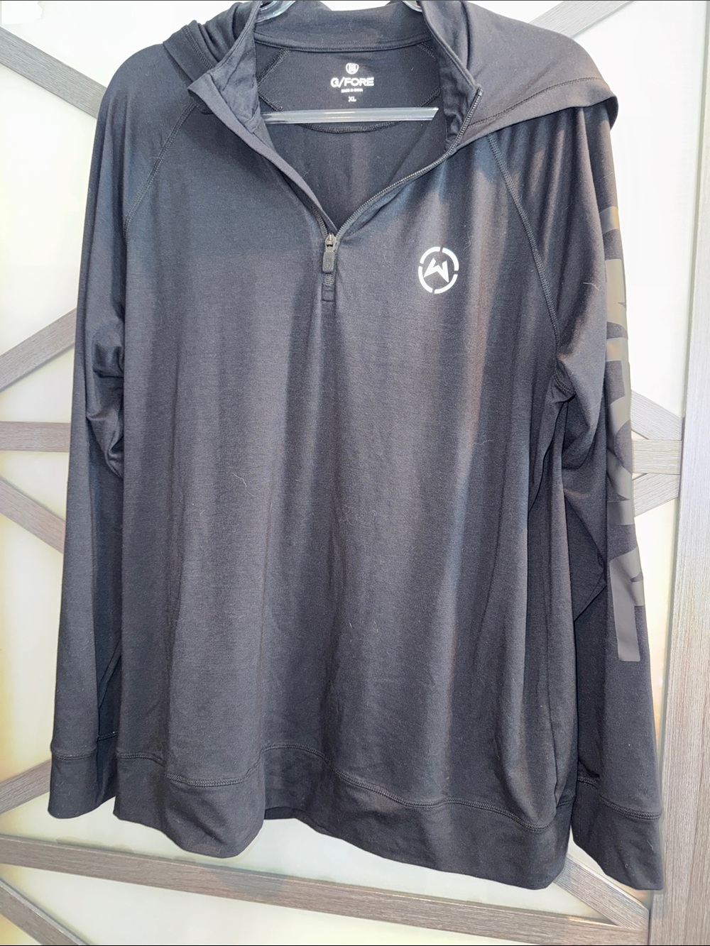 Men's G/FORE Black Performance Goof Zip HoodieXL